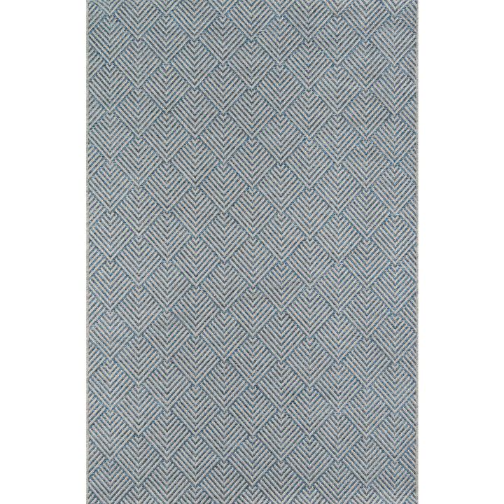 Momeni Contemporary Rectangle Area Rug, Blue, 9'10 X 13'2