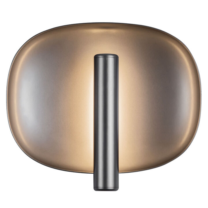 Lustre 9-in Damp-Rated Dimmable LED Wall Sconce