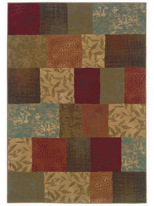 Hudson 30C 7'8" x 10'10" Green Rug