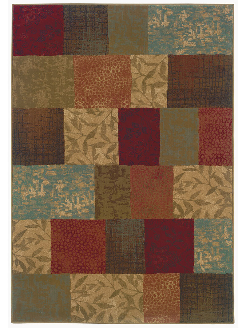 Hudson 30C 7'8" x 10'10" Green Rug image number 0