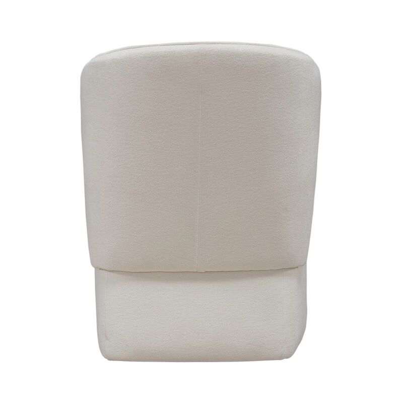 Liberty Furniture Accent Dining Chairs with Castors - Rounded Arm - Ivory Upholstry - Set of Four image number 3