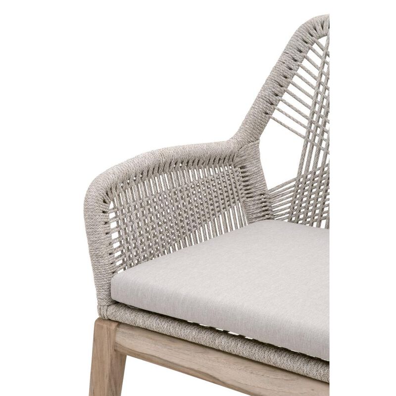 Belen Kox Outdoor Rope Weave Arm Chair Set, Belen Kox