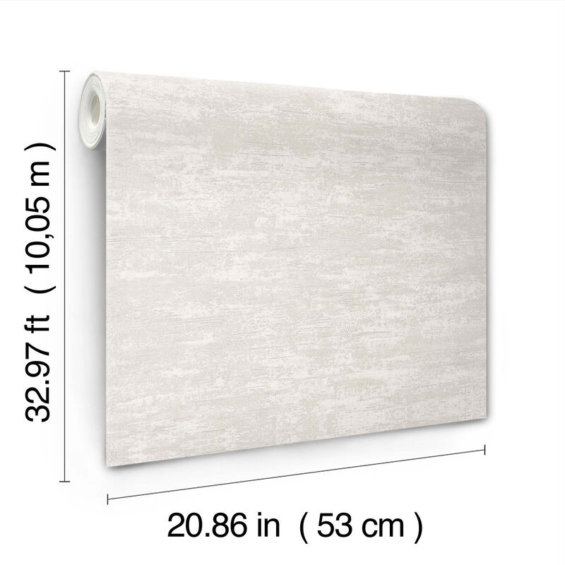 Weathered Stucco Pearl Wallpaper (Set of 2) image number 3