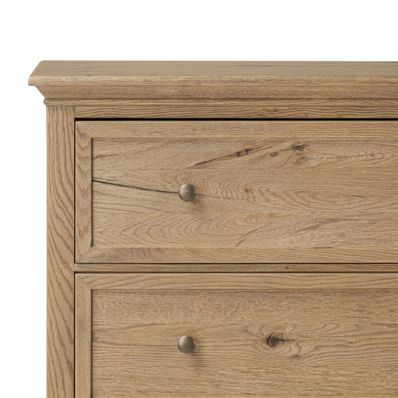 Geoffrey Worn Oak Tall Dresser