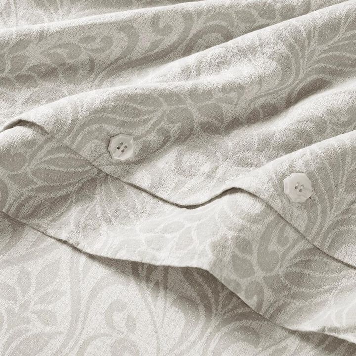 Belen Kox Gray Cotton-Linen Duvet Mini Set, Belen Kox
