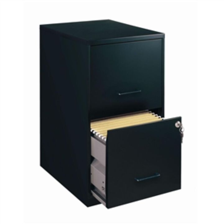 Metal 2 Drawer Vertical Filing File Cabinet
