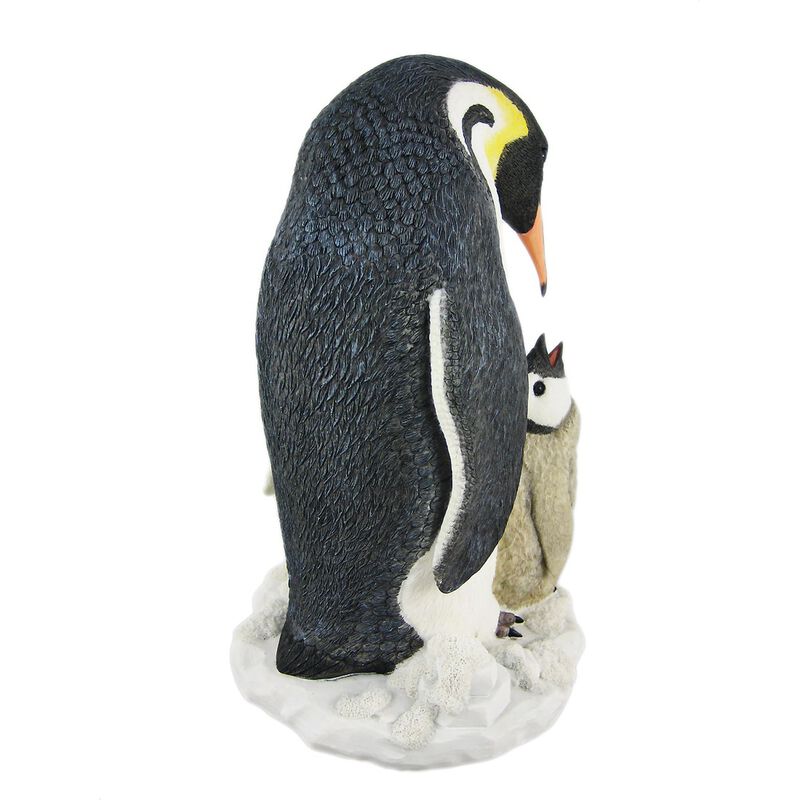 Mother And Child Penguin Statue Baby Chick image number 2