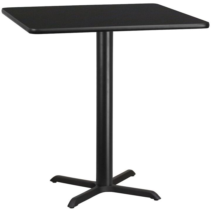 Flash Furniture 42'' Square Laminate Table Top with 33'' x 33'' Table Height Base