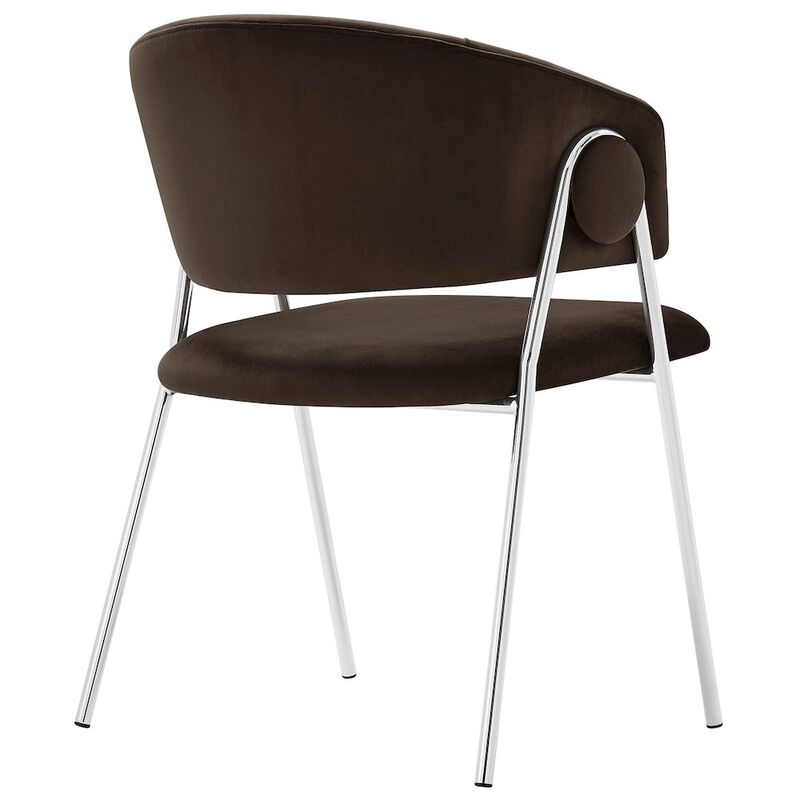 Modway Nella Upholstered Performance Velvet Dining Chair Set of 2