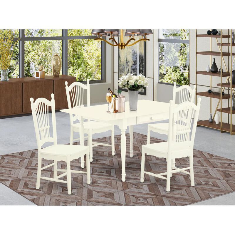 Dining Room Set Linen White