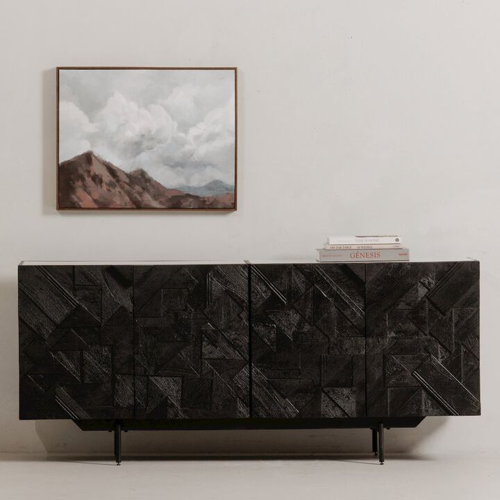 Moe's Home Collection Kattan Sideboard Black