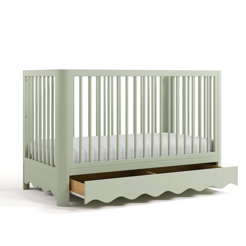 Casablanca Deluxe 5-in-1 Convertible Crib with Drawer - Sage image number 0