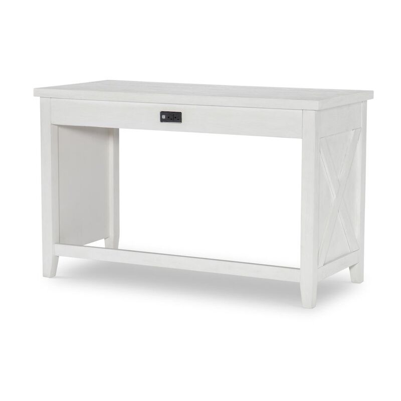 Legacy Classic Flatiron Desk/Vanity (1 Drawer, 2 Outlets & 2 USB Ports)