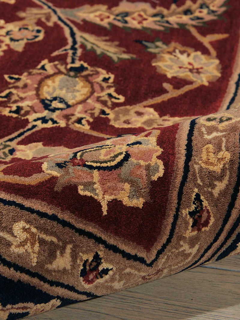 Nourison 2000 2002 Burgundy 4' x Round Rug image number 3