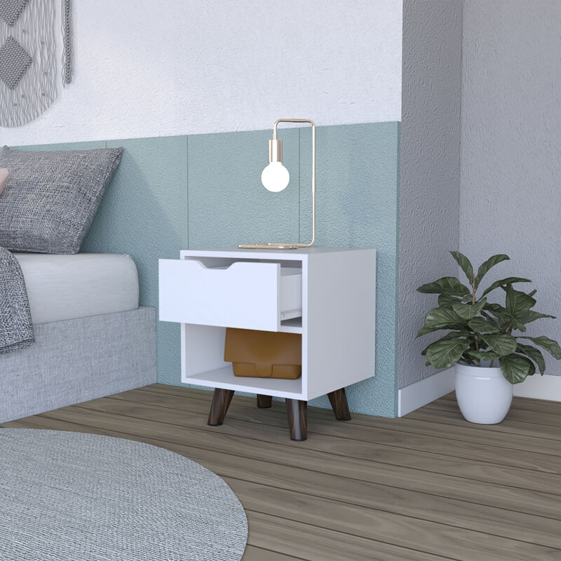 Streamdale Nightstand Carleen, Bedroom, White image number 2