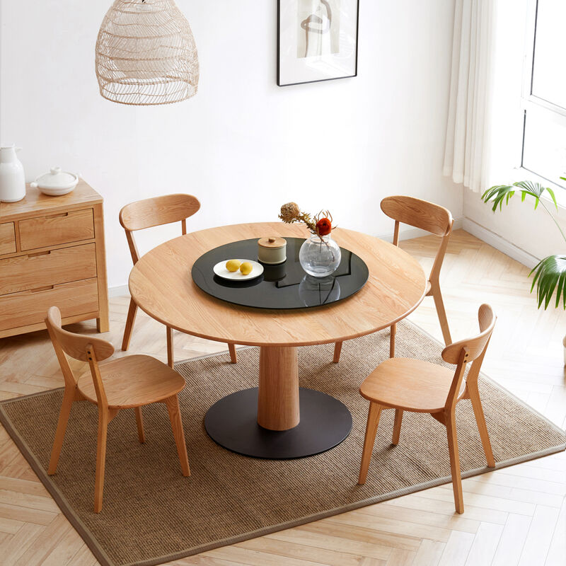 Streamdale Natural Oak Wooden Dining Chair image number 3