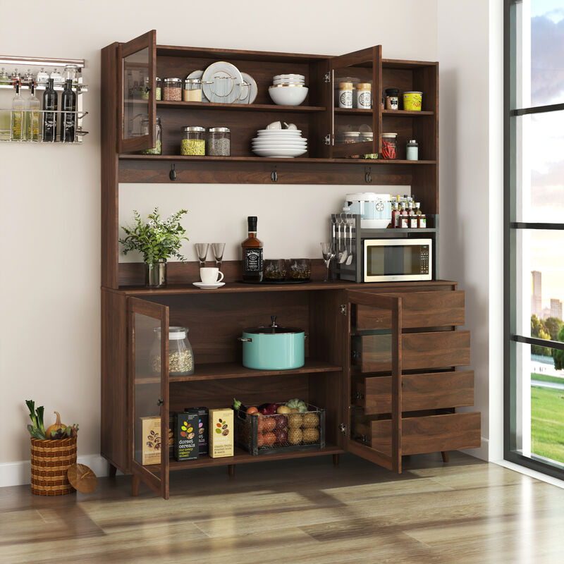 Slamvo Freestanding Kitchen Pantry Cabinet image number 2