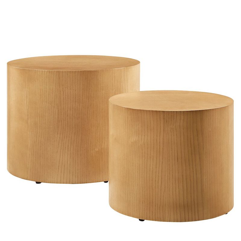 Amani Round Nesting Coffee Tables Set of 2 image number 4