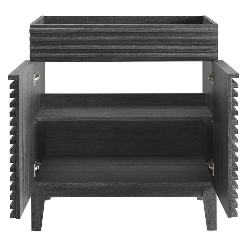 Render 30" Bathroom Vanity Cabinet (Sink Basin Not Included) image number 2