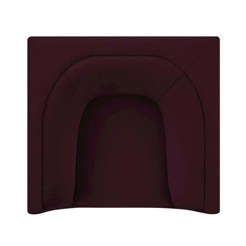Hilda Curved Back Performance Velvet Armchair image number 7