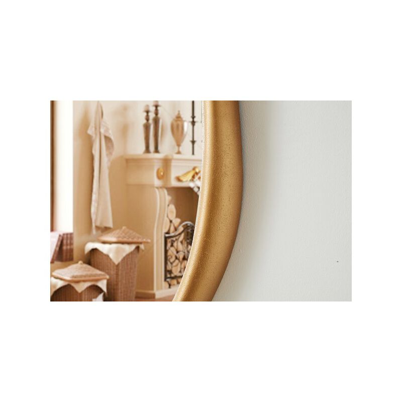 Meridian Furniture Holland Brass Polyresin Mirror