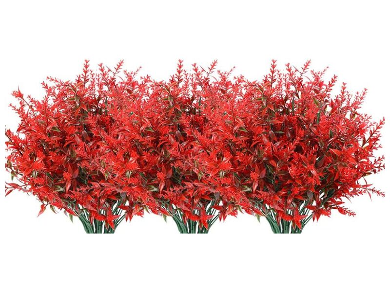 8 Bundle Lavender Artificial Hanging Flowers UV Resistant Outdoor Window Box image number 0