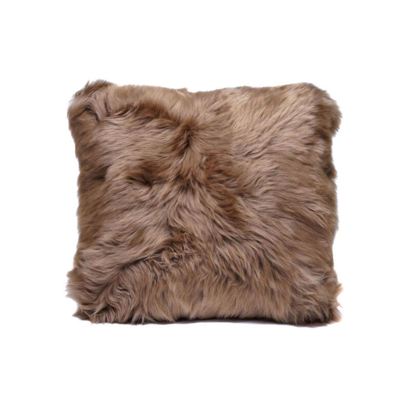 Long Hair Sheepskin Pillow Cover 16&rdquo;x16&rdquo;