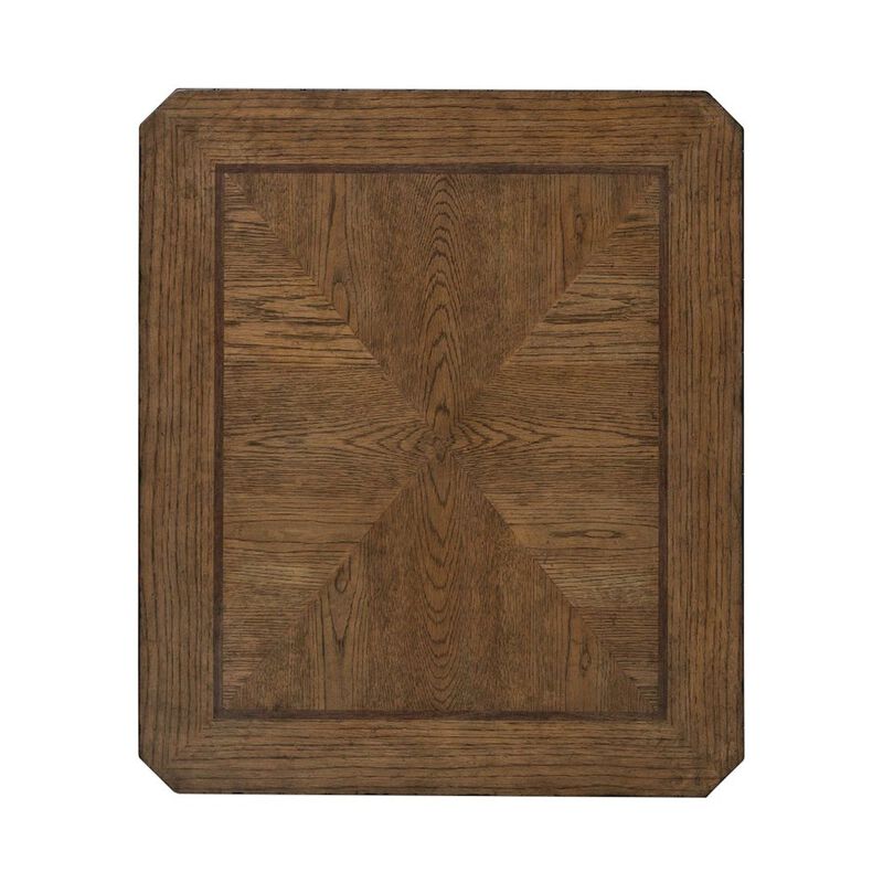 Liberty Furniture Carolina Park End Table for Living Room - Amber Brown Oak image number 3