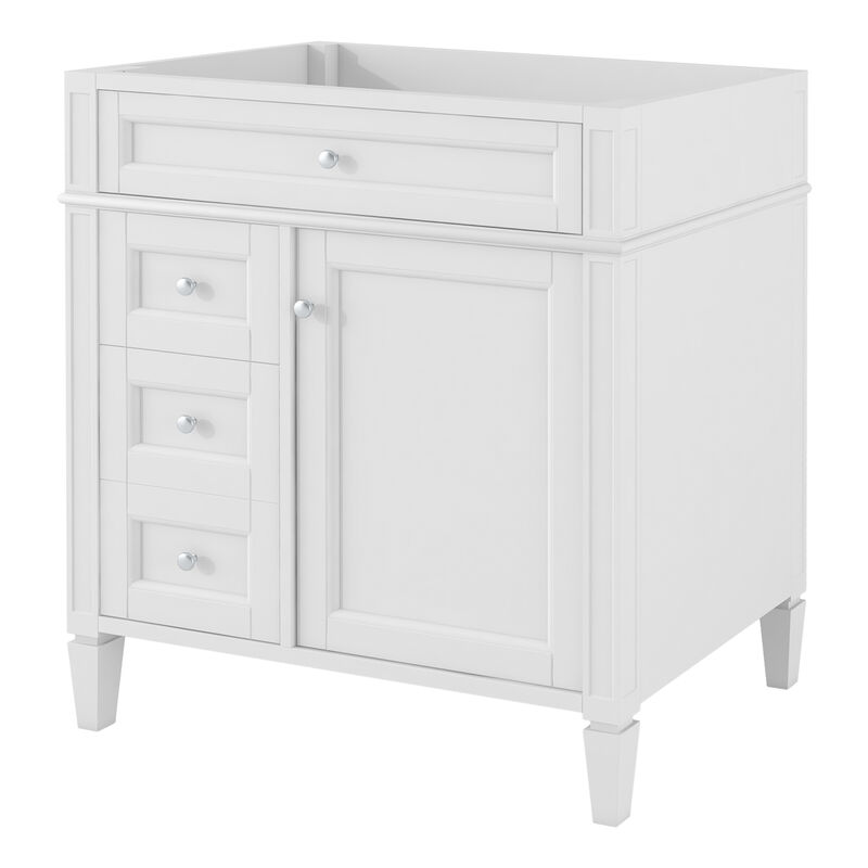 30" Freestanding Bathroom Vanity Without Top Sink image number 4
