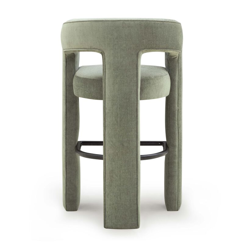 Tov Furniture Malone Green Perfomance Fabric Bar Stool image number 4