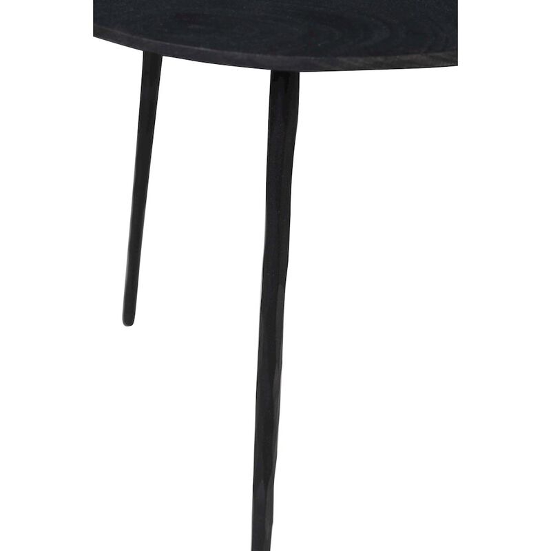 Jofran Reeves Abstract Contemporary Solid Acacia Wood Nesting End Tables (Set of 3)