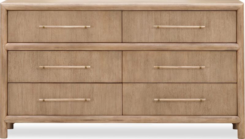 Dorsey Six Drawer Dresser in Granola image number 0