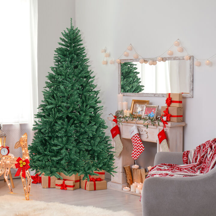 Artificial Christmas Tree with Sturdy Folding Metal Stand for Holiday Decor