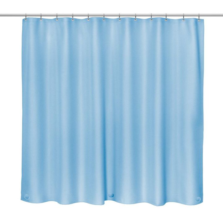 Carnation Home Fashions Standard-Sized Clean Home Peva Liner - 72x72", Light Blue