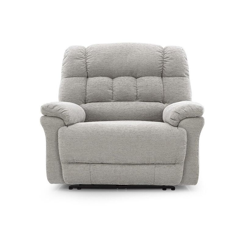 Starlight Canyon Home Light Gray Power Recliner Chair Oversized with Electric Recline and USB Port