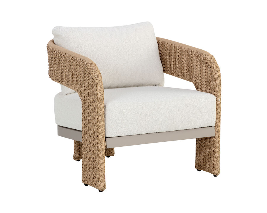 Kellan Natural Louis Cream Lounge Chair