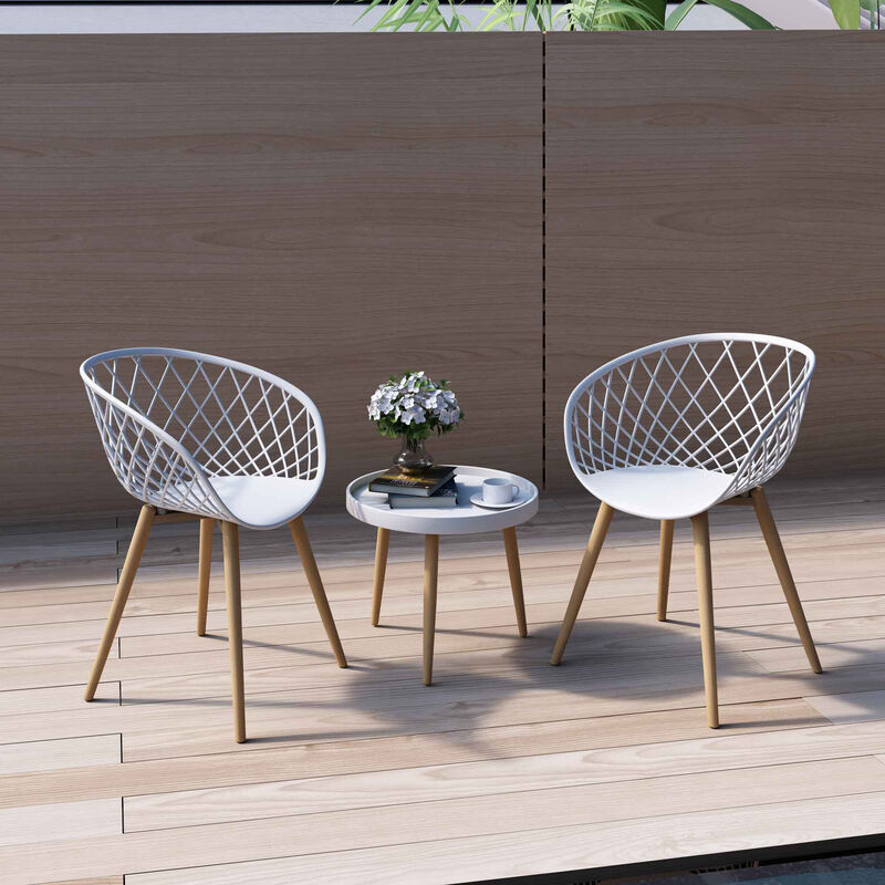 KURV&reg; OUTDOOR & INDOOR ARM CHAIR (Set of 2) image number 1