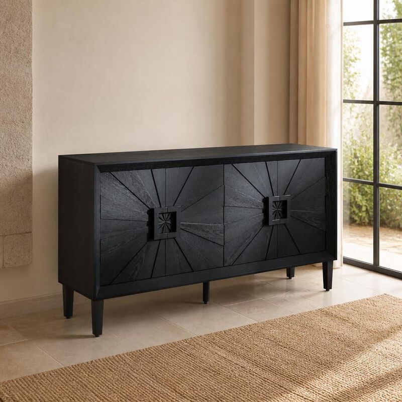 60" Credenza Storage Cabinet image number 3