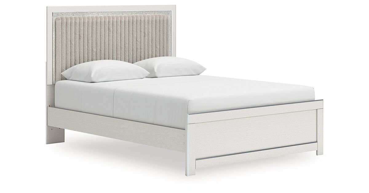 Birmonton Queen Upholstered Panel Platform Bed