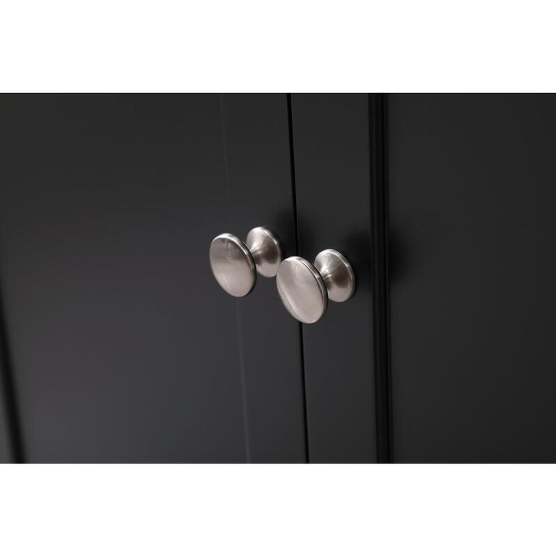 Elegant Kitchen and Bath 60 inch Single bathroom vanity set in black