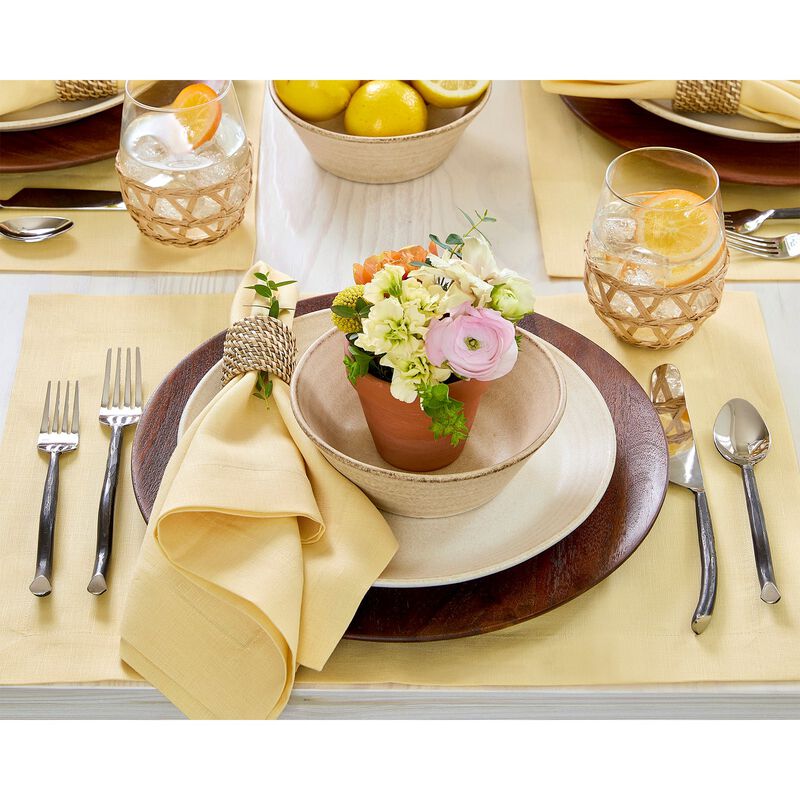 Christmas Linen Dinner Napkins 20 x 20 in Set of 4 - Fete, Solino Home