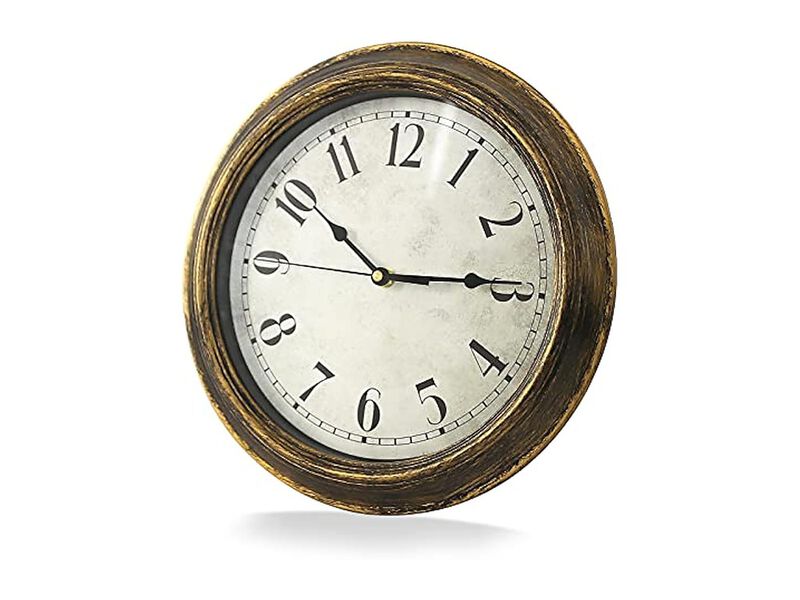 Decorative Wall Clock 12 Inch Silent Non Ticking Battery Operated image number 2