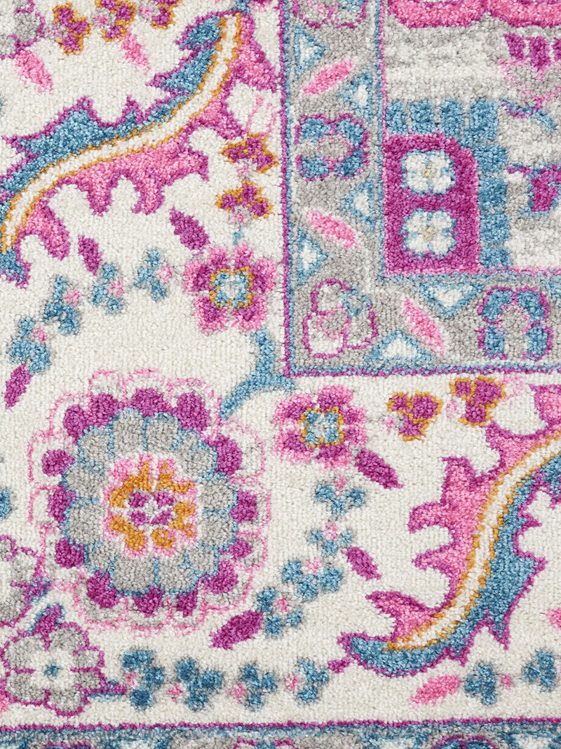 Passion PSN20 Light Gray/Pink 6'7" x 9'6" Rug image number 6