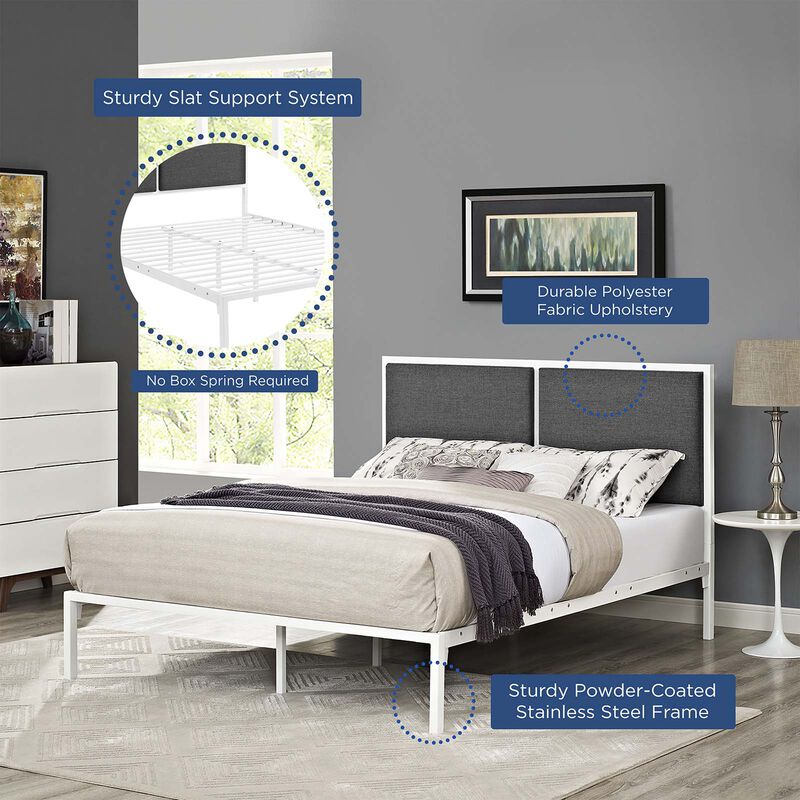 Modway - Della King Fabric Bed image number 5