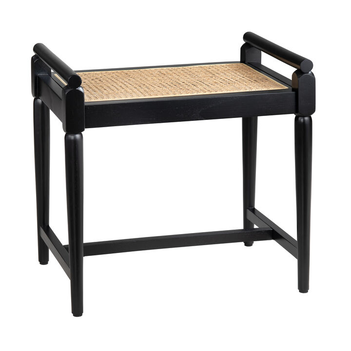 Port Royal Black Accent Bench