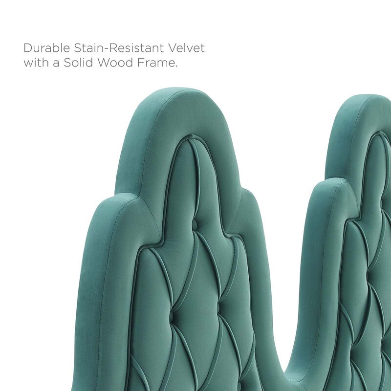 Modway - Augustine Tufted Performance Velvet Twin Headboard image number 5