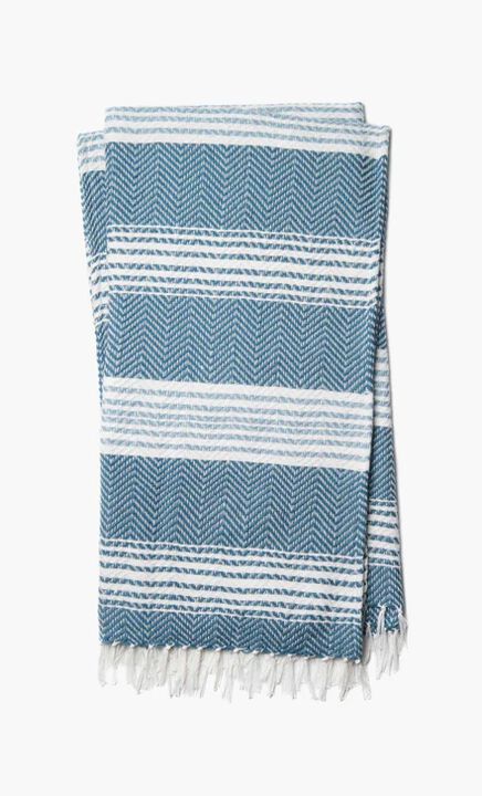 Wren T0035 Blue Throw