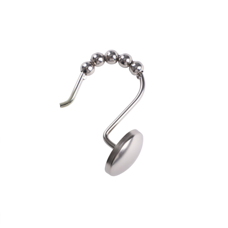 Utopia Alley Rust-Resistant Metal Shower Curtain Hooks, Smooth Glide S-Hooks with Ball End - Set of 12 image number 0