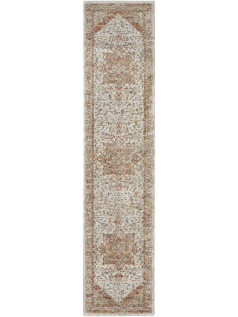 Sahar SHR06 Ivory/Rust 2'3" x 10'2" Rug image number 0