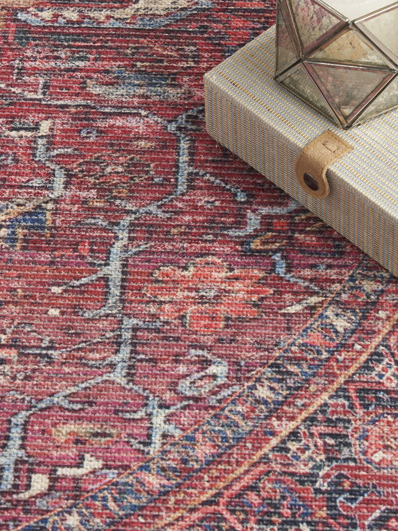 Machine Washable Series 1 SR102 Brick 7'10" x 9'10" Rug